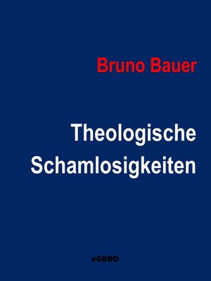 cover image of Theologische Schamlosigkeiten